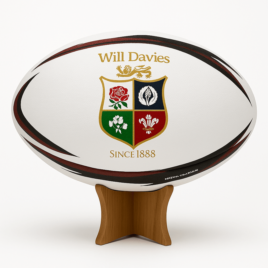Personalised British And Irish Lions 2025 Rugby Ball