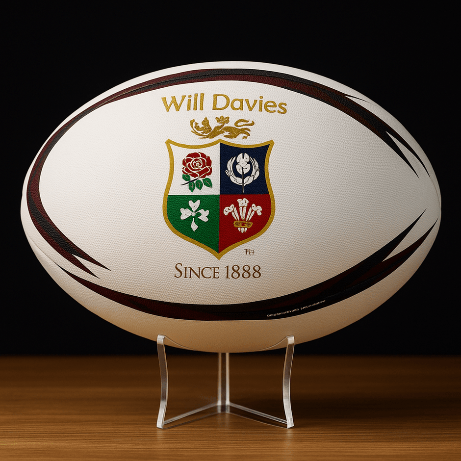 Personalised British And Irish Lions 2025 Rugby Ball
