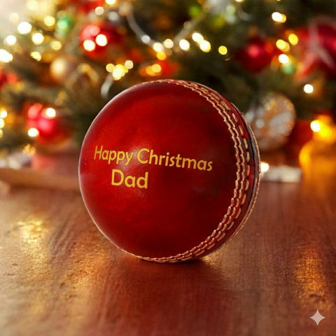 Personalised Vintage Leather Cricket Ball
