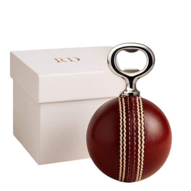 Personalised Cricket Ball Bottle Opener, Full Size Ball
