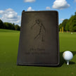 Personalised Leather Golf Scorecard: Handmade Luxury Golf Gift
