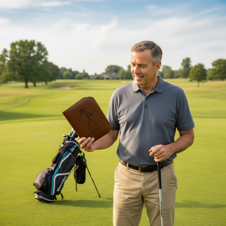 Ultimate Personalised Golfer’s Accessory Gift Set With Range Finder