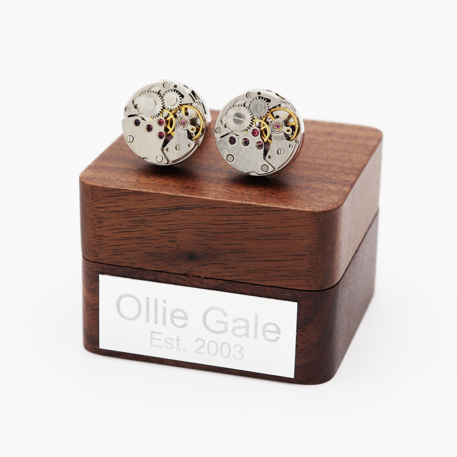 Personalised Gear Cufflinks