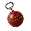 Personalised Cricket Ball Bottle Opener, Full Size Ball