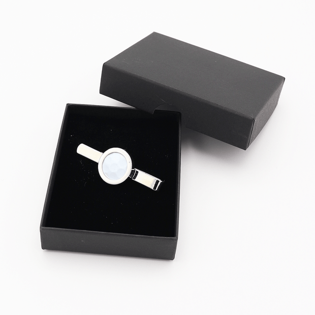 Personalised Golf Ball Tie Slide/Bar