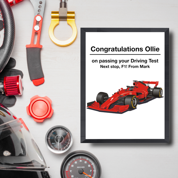 Personalised Motor Sport Print