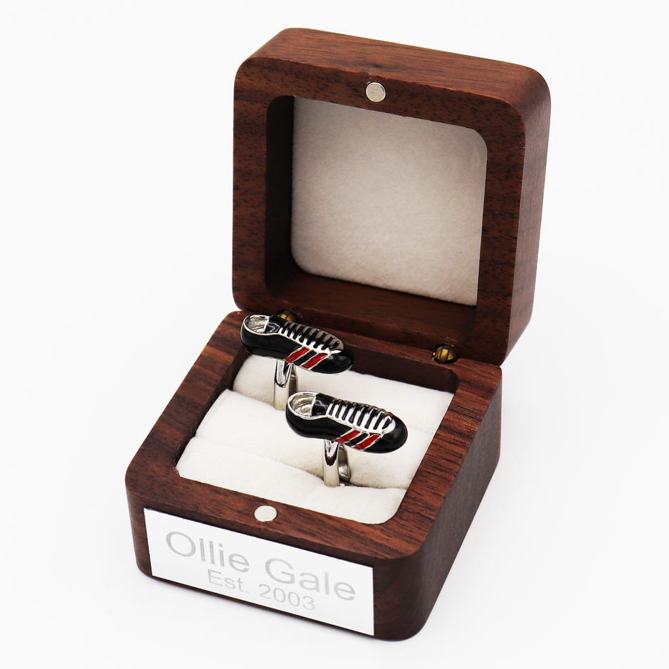 Personalised Football Boot Cufflinks