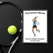 Personalised Female Tennis Print