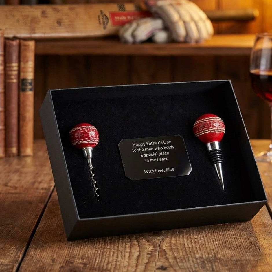 Personalised Cricket Bar Gift Set – Unique Cricket Gifts for Men, Him & Father’s Day