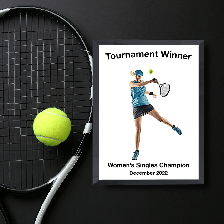 Personalised Female Tennis Print