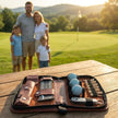 Luxury Personalised Golf Gift Set – PU Leather Golf Accessories Case – Father’s Day Gift for Dad Golfer
