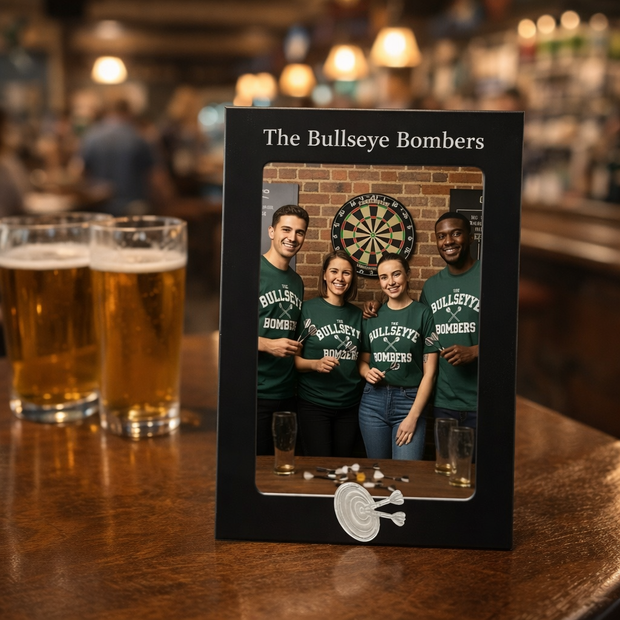 Personalised Darts Photo Frame