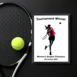Personalised Female Tennis Print