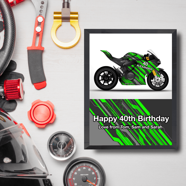 Personalised Motorcycle Print