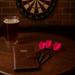 Personalised Leather Darts Wallet Case