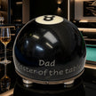 Personalised Black 8 Ball Pool Ball Bottle Opener