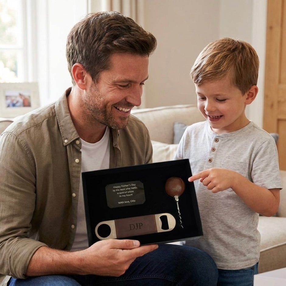 Personalised Football Gift Set for Men – Unique Football Gifts for Him, Father’s Day & Birthday Present