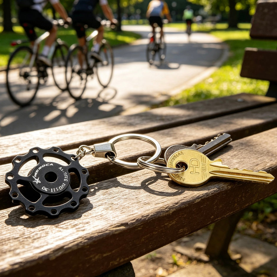 Personalised Bike Derailleur Keychain