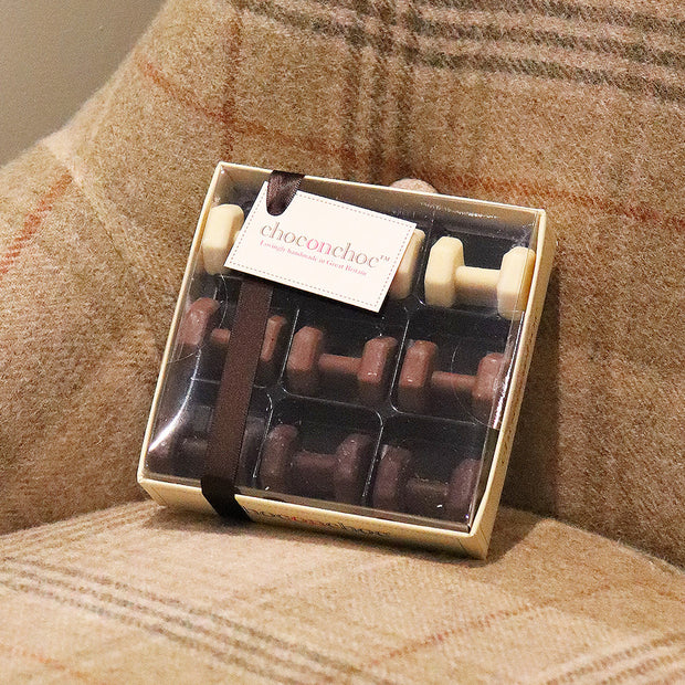 Premium Belgian Chocolate  Dumbbells