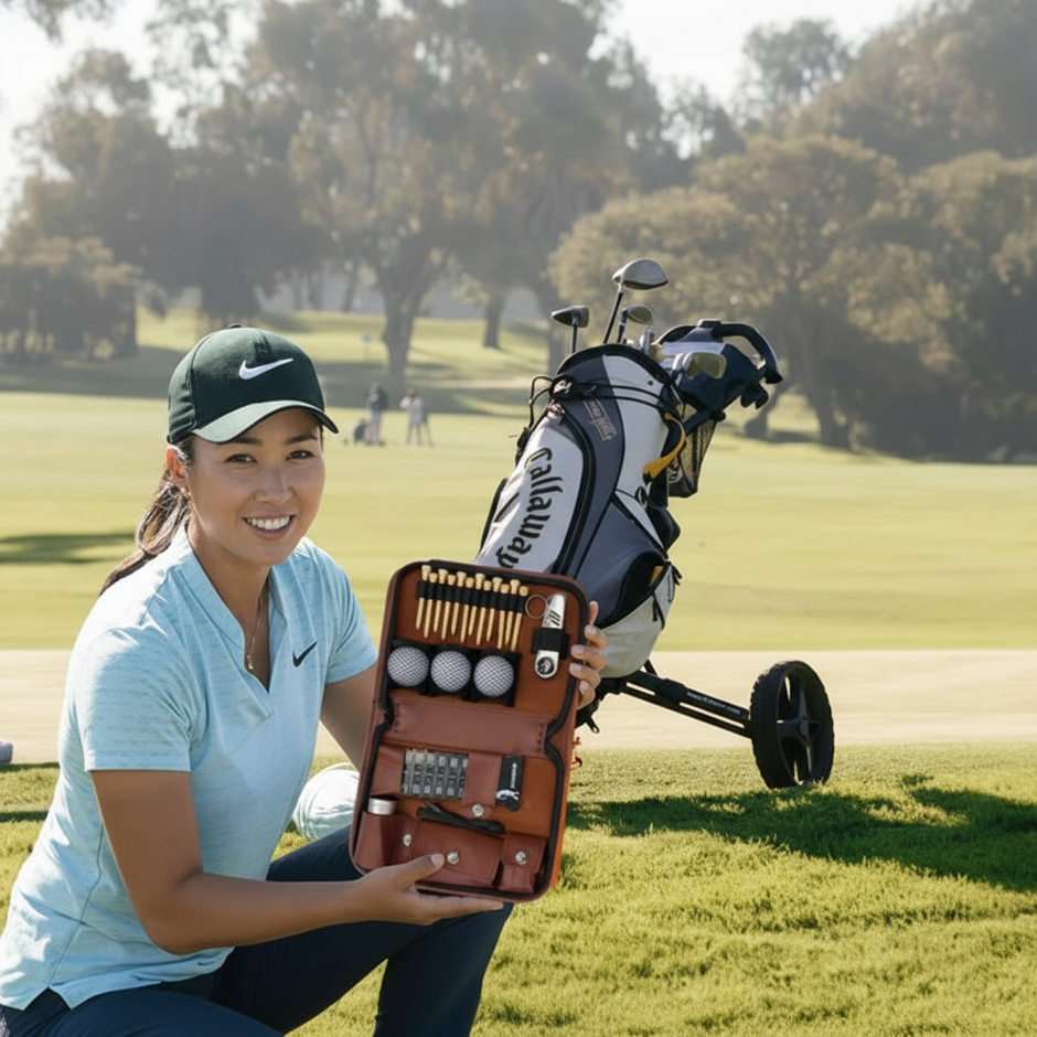 Ultimate Personalised Golfer’s Accessory Gift Set With Range Finder