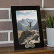 Personalised Cycling Photo Frame With Bike Motif