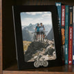 Personalised Cycling Photo Frame With Bike Motif