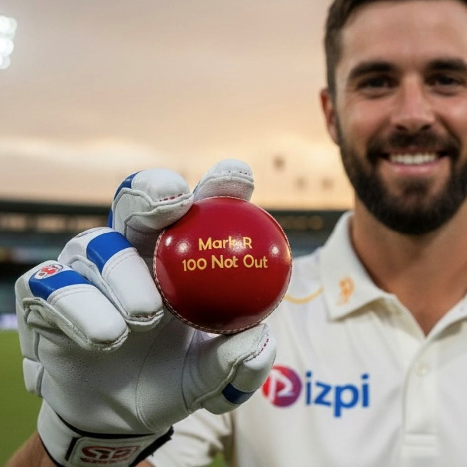 Personalised Vintage Leather Cricket Ball