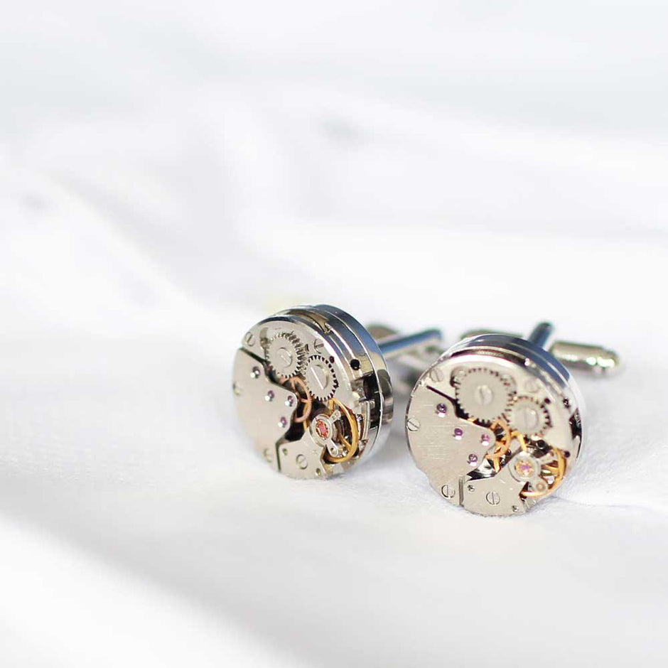 Personalised Gear Cufflinks