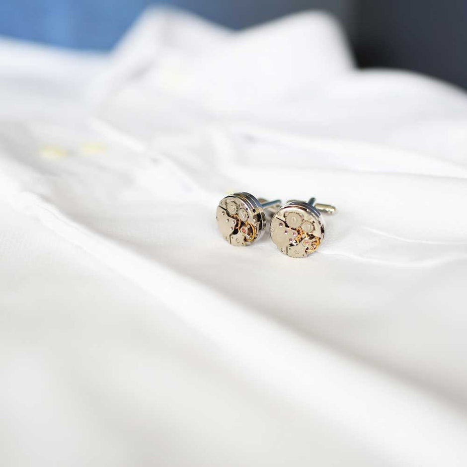 Personalised Gear Cufflinks