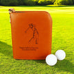 Personalised Golfer’s Accessory Gift Set – Tan Leather Case