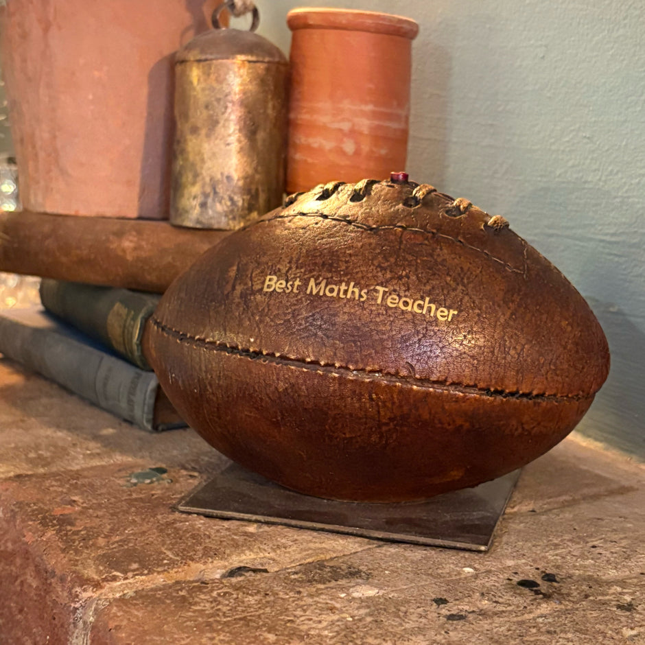 Personalised Rugby Ball Trophy/Ornament