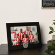 Personalised Football Photo Frame With Ball Motif