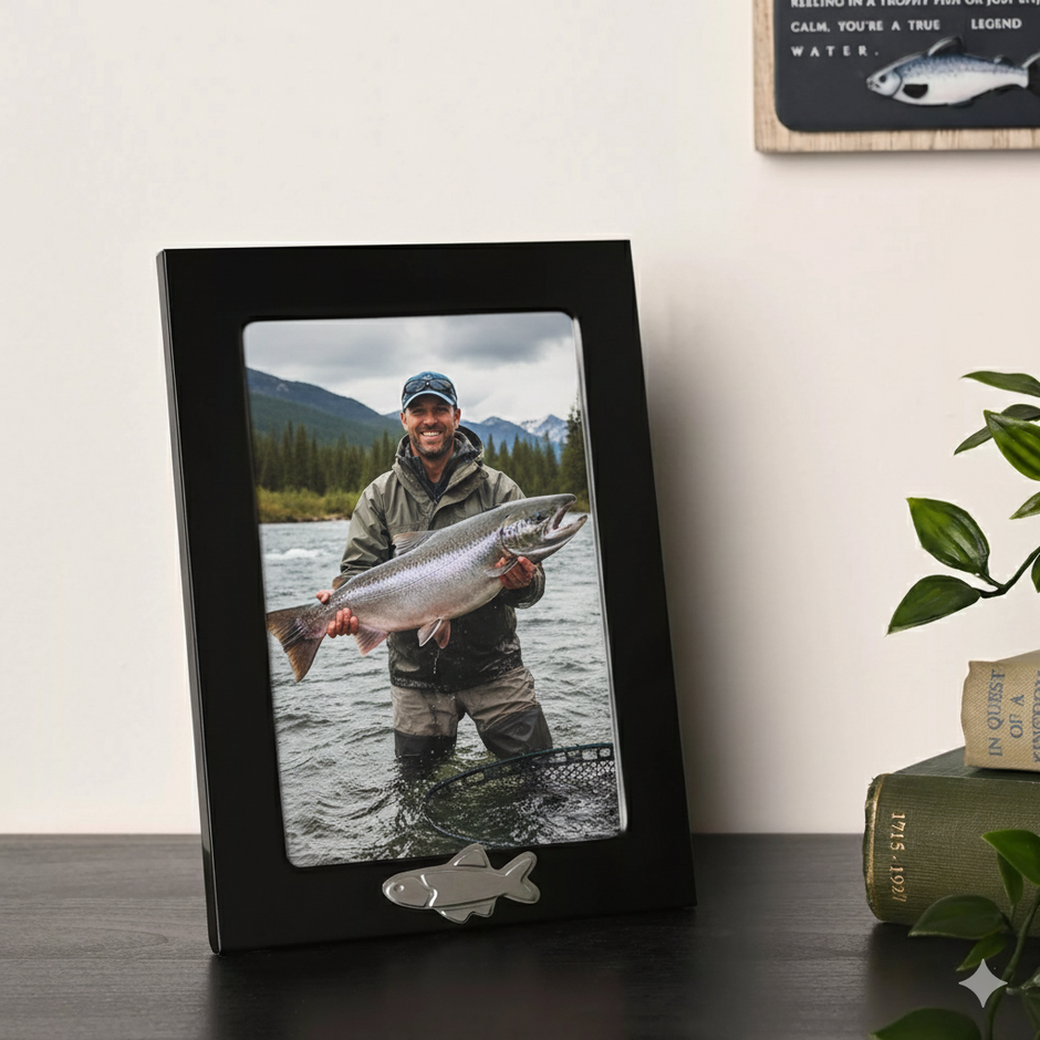 Personalised Fishing Photo Frame