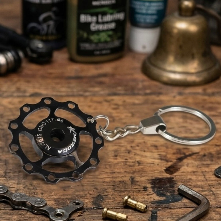 Personalised Bike Derailleur Keychain