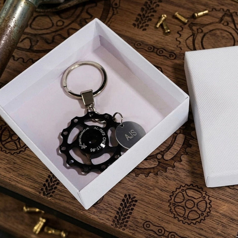 Personalised Bike Derailleur Keychain
