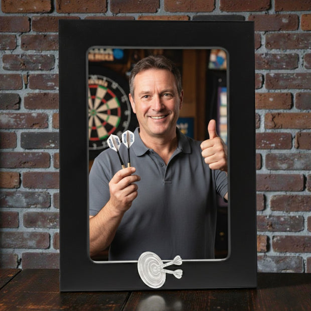 Personalised Darts Photo Frame