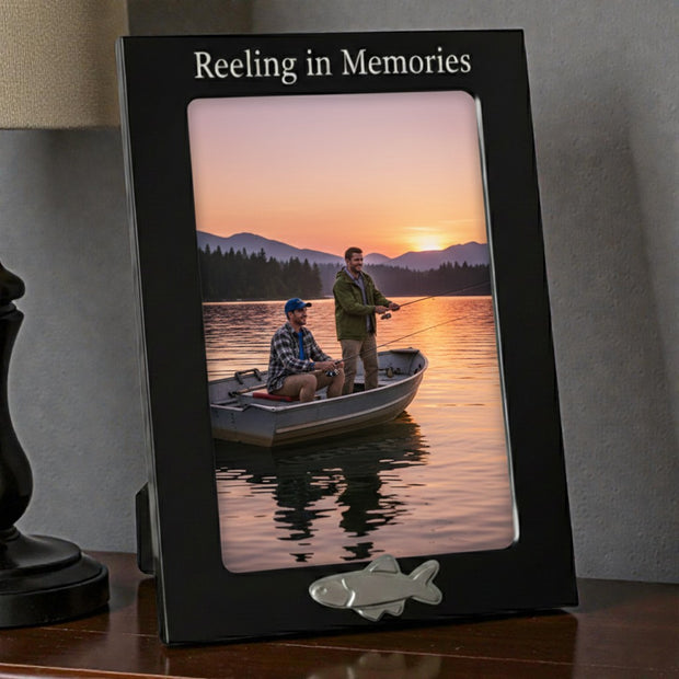 Personalised Fishing Photo Frame