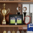 Personalised Football Photo Frame With Ball Motif