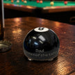 Personalised Black 8 Ball Pool Ball Bottle Opener