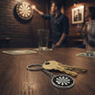 Personalised Dartboard Darts Key Chain/Keyring