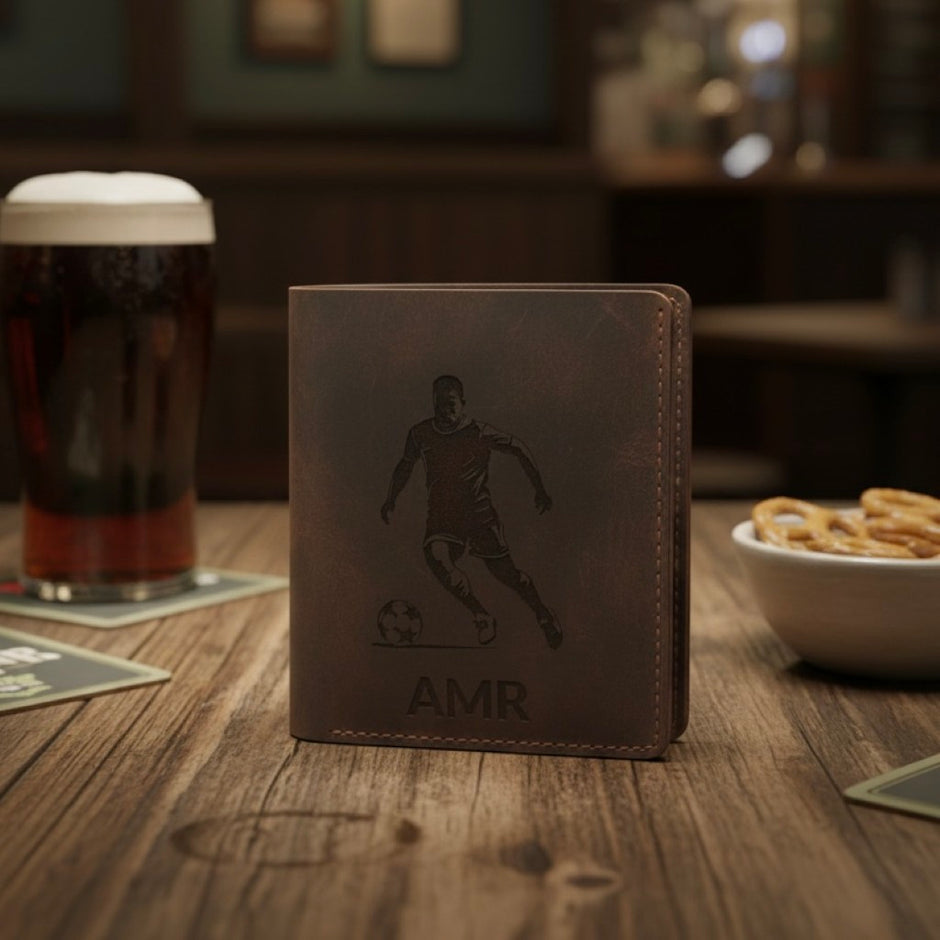 Personalised Buffalo Leather Sports Wallet