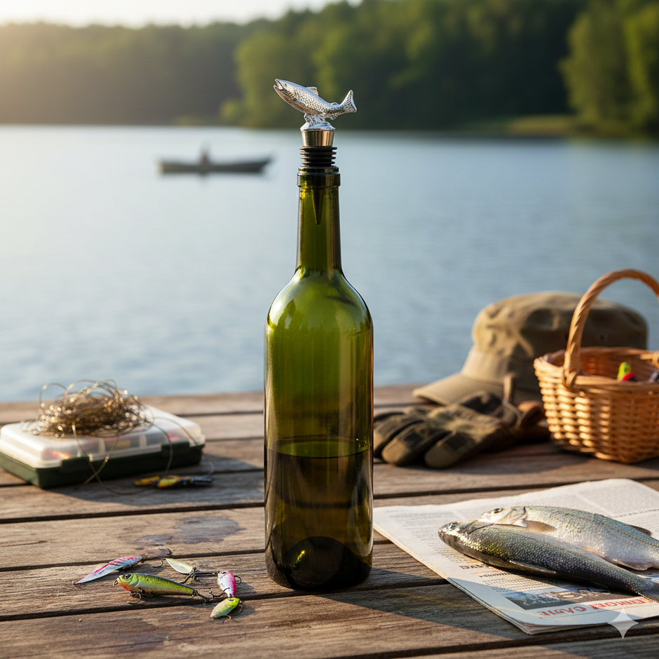 Personalised Fishing Bottle Stopper