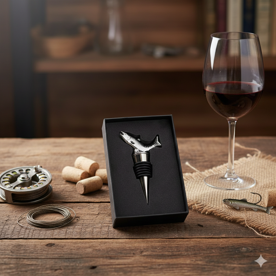 Personalised Fishing Bottle Stopper