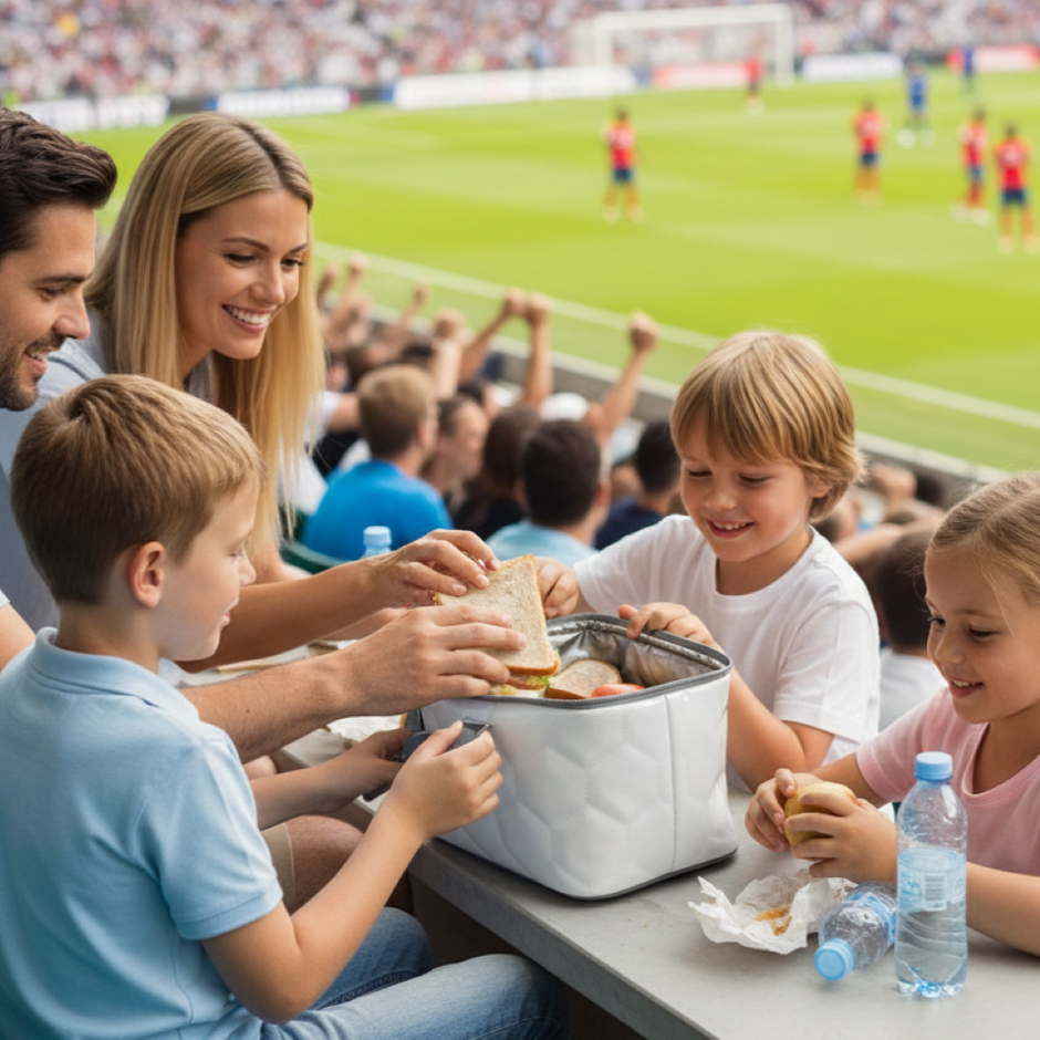 Personalised Football Insulated Lunch Bag