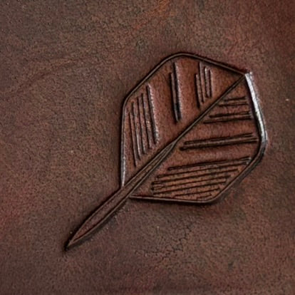 Personalised Leather Darts Wallet Case