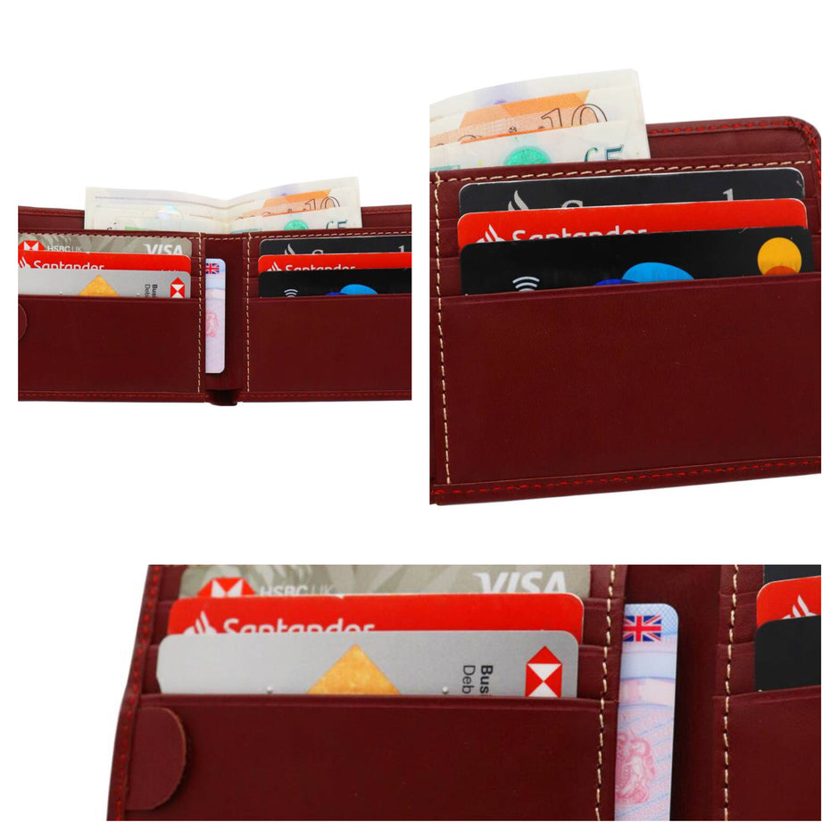 Personalised Vintage Leather Cricket Wallet