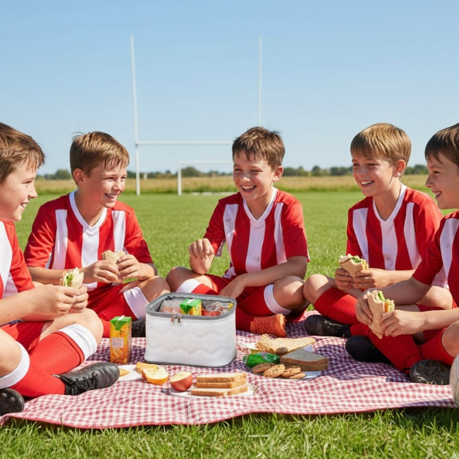 Personalised Football Insulated Lunch Bag