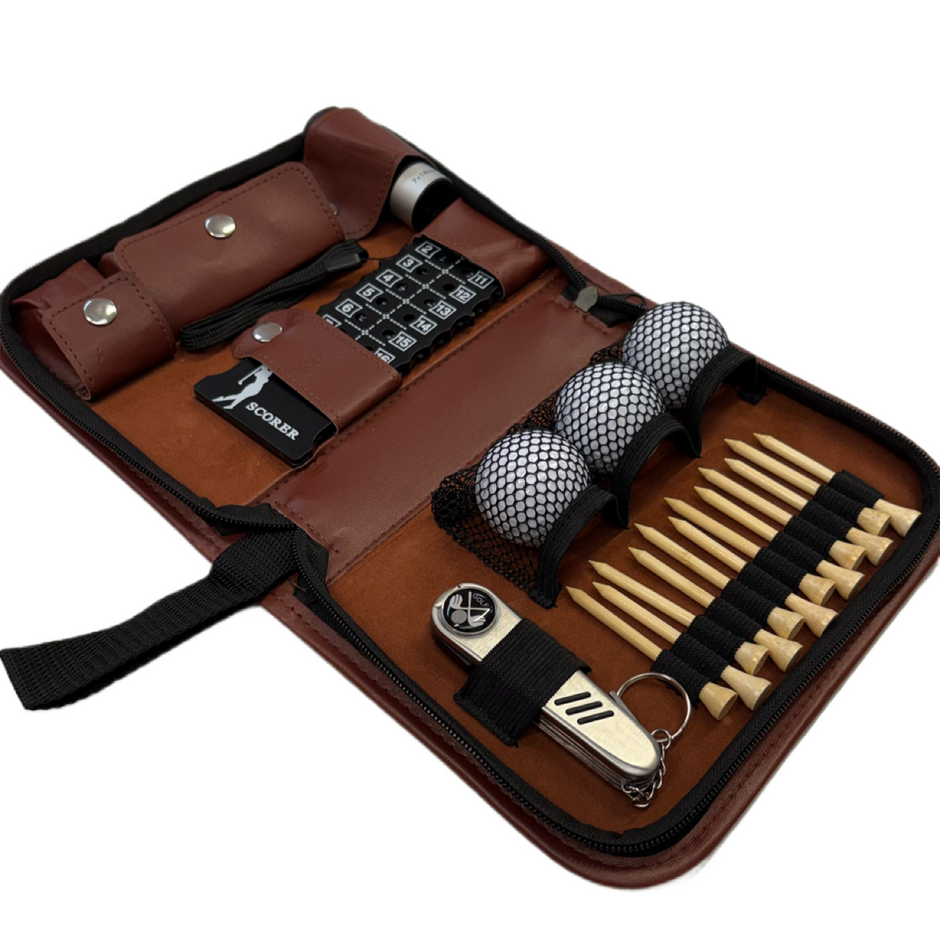 Ultimate Personalised Golfer’s Accessory Gift Set With Range Finder