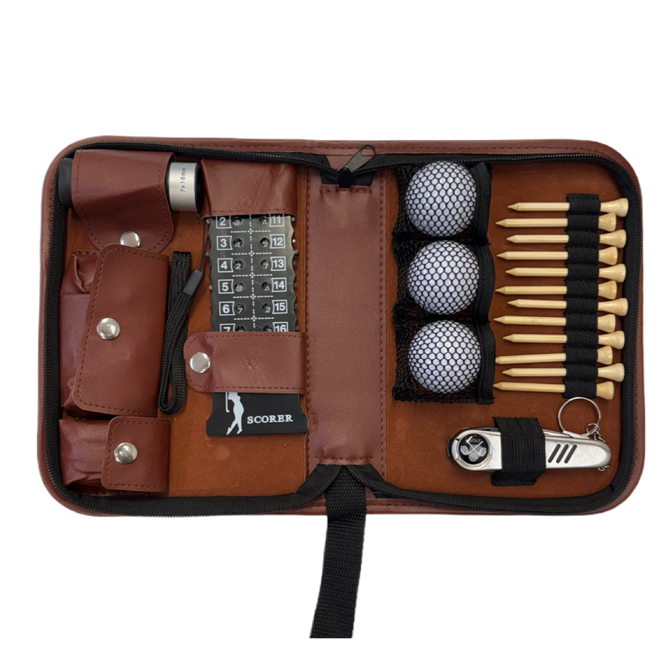 Ultimate Personalised Golfer’s Accessory Gift Set With Range Finder