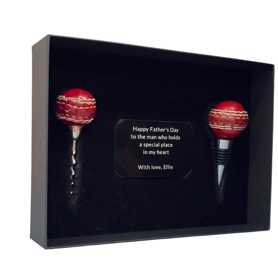 Personalised Cricket Bar Gift Set – Unique Cricket Gifts for Men, Him & Father’s Day